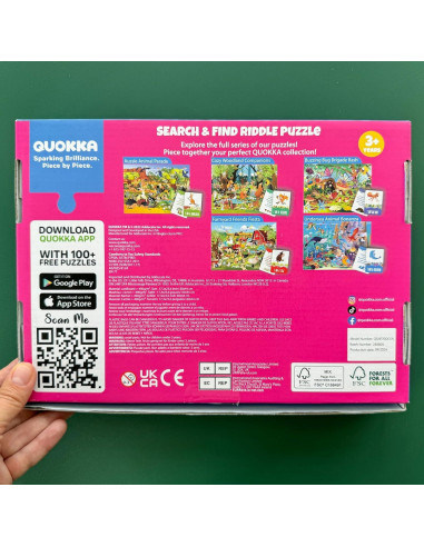 Puzzle Quokka 70 Piezas Buscar y Encontrar para Niños