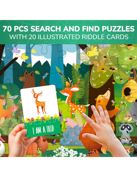 Puzzle Quokka 70 Piezas Bosque para Niños 4 a 8 Años Puzzle Quokka 70 Piezas Bosque para Niños 4 a 8 Años