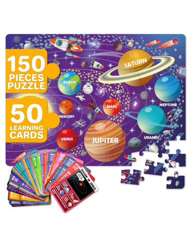 Puzzle Espacial QUOKKA 150 Piezas para Niños 4-10 Años