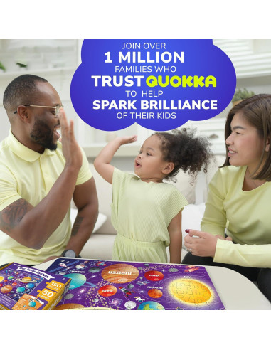 Puzzle Espacial QUOKKA 150 Piezas para Niños 4-10 Años