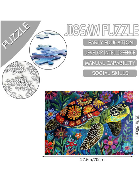Rompecabezas Tortuga Marina 1000 Piezas SepArt 68.5x50.8cm
