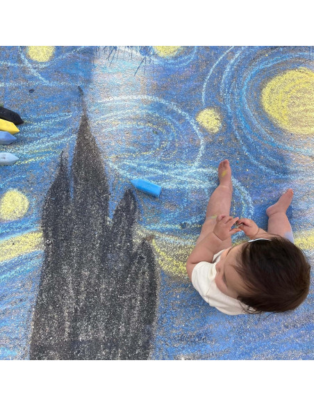 Tiza Jumbo Urban Infant No Tóxica para Niños - Noche Estrellada