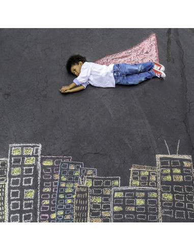 Tiza Jumbo Urban Infant No Tóxica para Niños - 5 Piezas