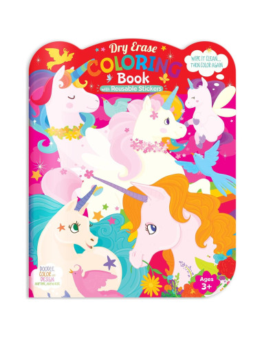 Juego de Colores Borrables La Historia del Cerdito 12 Crayones