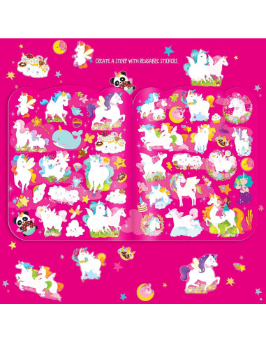 Juego de Colores Borrables La Historia del Cerdito 12 Crayones