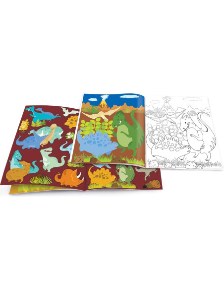 Juego de Colores Borrables La Historia del Cerdito 12 Crayones