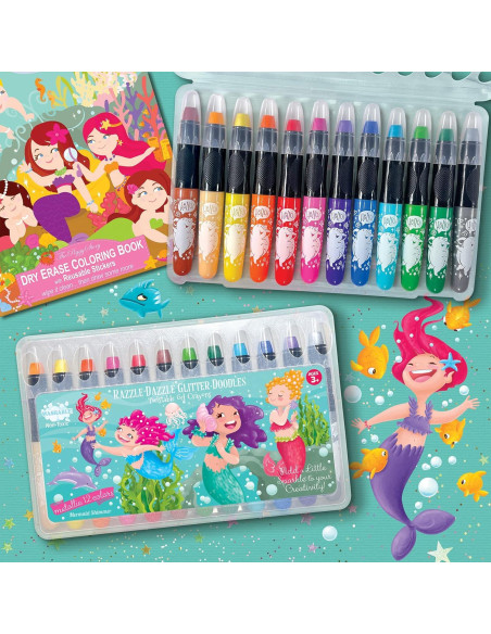 Juego de Colores Borrables La Historia del Cerdito Sirenas