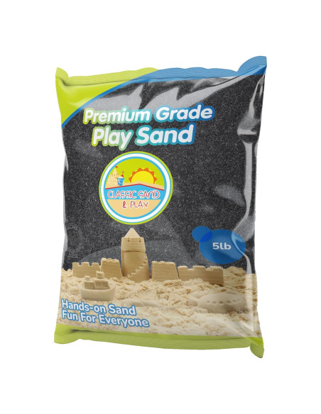 Arena de Jugar Clásica ARENA CLÁSICA 5 lb Negra No Tóxica