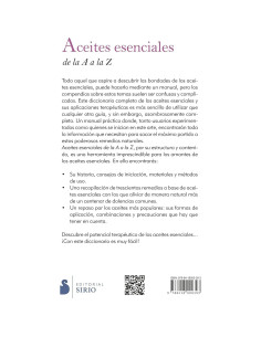Aceites esenciales de la A a la Z: Diccionario completo de aceites esenciales para la salud (Spanish Edition) 2