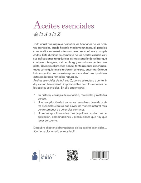 Aceites esenciales de la A a la Z: Diccionario completo de aceites esenciales para la salud (Spanish Edition) Aceites esenciales de la A a la Z: Diccionario completo de aceites esenciales para la salud (Spanish Edition)