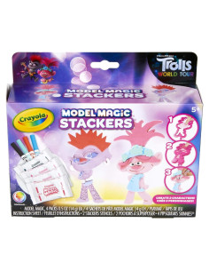 Crayola Model Magic Stackers Trolls 2 - Kit de Manualidades