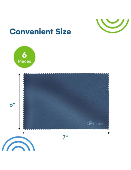 Paños de Microfibra Care Touch - 6 Piezas para Limpieza