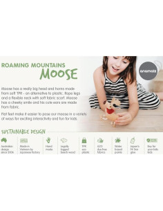 Juguete de Madera Alce Anamalz para Niños 3+ Años 2