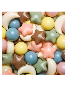 Bolas de Piscina GOGOSO 100pcs Estrellas y Lunas