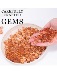 50 Gemas de Vidrio Rosa Meschett para Decoración Artística 2