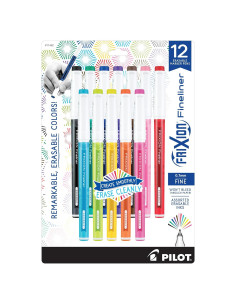 Bolígrafos Marcadores Borrables Pilot FriXion 0.7 mm, Paquete de 12