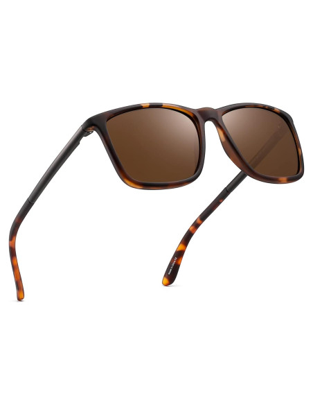 Gafas de Sol Polarizadas Jim Halo Cuadradas Retro UV Gafas de Sol Polarizadas Jim Halo Cuadradas Retro UV