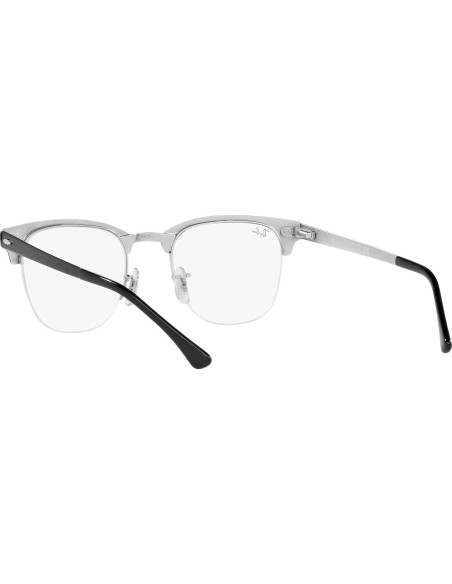 Gafas Recetadas Ray-Ban Clubmaster RX3716VM 50mm Negro Plata Gafas Recetadas Ray-Ban Clubmaster RX3716VM 50mm Negro Plata