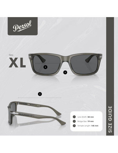 Gafas de sol Persol PO3048S para hombres con kit iWear