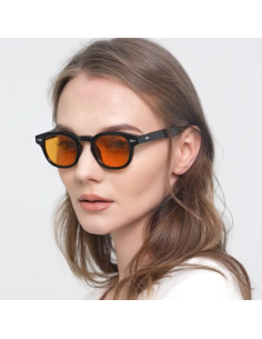 Gafas de Sol Unisex Gtand Retro 46mm UV400 Tinte Naranja 2