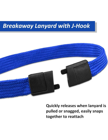 30 Cintas de Seguridad Azul Orcielo con Gancho 48.26 cm