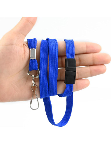 30 Cintas de Seguridad Azul Orcielo con Gancho 48.26 cm