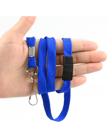 30 Cintas de Seguridad Azul Orcielo con Gancho 48.26 cm