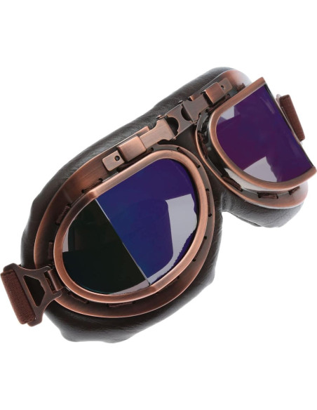 Gafas de Motocicleta MUXSAM Vintage a Prueba de Viento