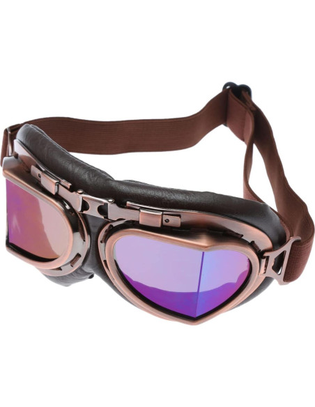 Gafas de Motocicleta MUXSAM Vintage a Prueba de Viento