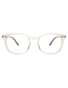 Gafas de sol Gucci GG 0390 O-003 Gris/Dorado Hombre