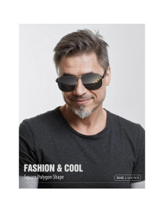 Gafas de sol LUENX Aviador Polarizadas UV400 61mm Hombres 2