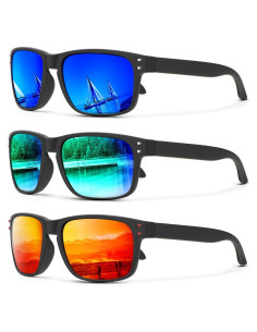Gafas de Sol Polarizadas KALIYADI 3 Paquete UV Protección