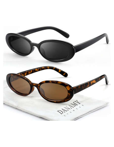 Gafas de sol retro ovaladas DANAMY con protección UV400
