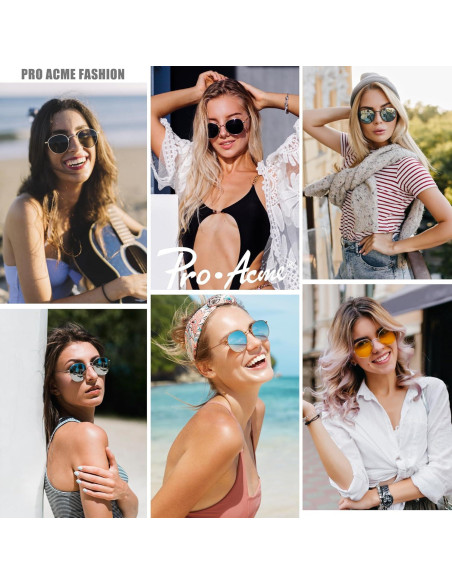 Gafas de Sol Redondas Pro Acme Polarizadas 50mm Doradas Gafas de Sol Redondas Pro Acme Polarizadas 50mm Doradas