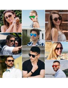 Gafas de sol aviador STORYCOAST polarizadas 3pack unisex 2