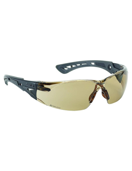 Gafas de Seguridad Bolle Rush+ Marco Negro y Gris