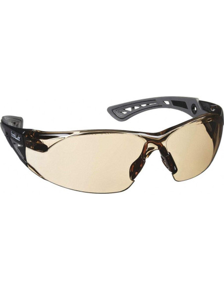 Gafas de Seguridad Bolle Rush+ Marco Negro y Gris