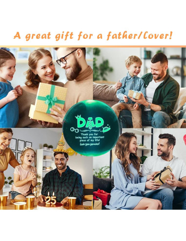 Lámpara de Mesa 3D JHXLAMP para Papá - Luz LED Colorida