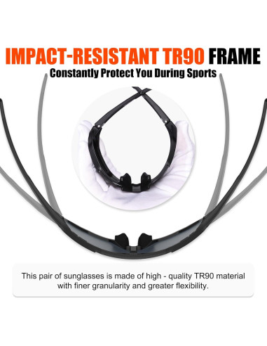 Gafas de Sol X-TIGER Polarizadas 5 Lentes Intercambiables