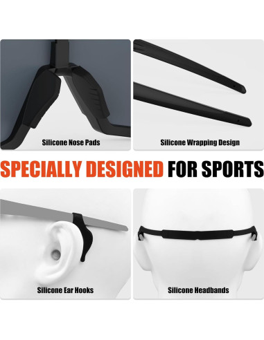 Gafas de Sol X-TIGER Polarizadas 5 Lentes Intercambiables