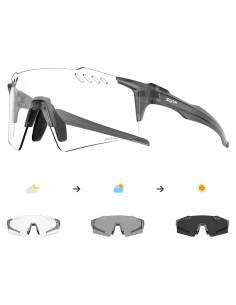 Gafas de Ciclismo SCVCN Fotoquímicas UV400 TR90 Gris