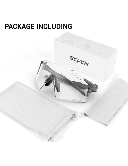 Gafas de Ciclismo SCVCN Fotoquímicas UV400 TR90 Gris