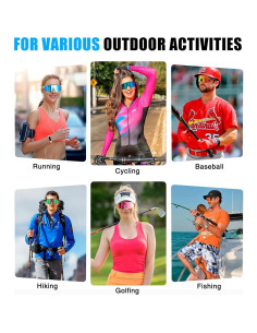 Gafas de Ciclismo Polarizadas SPOSUNE UV400 para Deportes 2