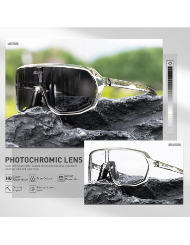 Gafas de Ciclismo SCVCN Fotoquímicas UV400 Antideslizantes