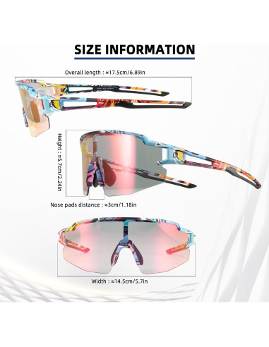 Gafas de sol fotochromáticas ROCKBROS UV400 para ciclismo