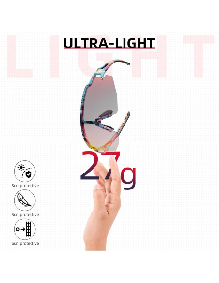 Gafas de sol fotochromáticas ROCKBROS UV400 para ciclismo