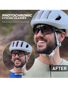 Gafas de Ciclismo KAPVOE Fotoquímicas UV400 para Adultos 2
