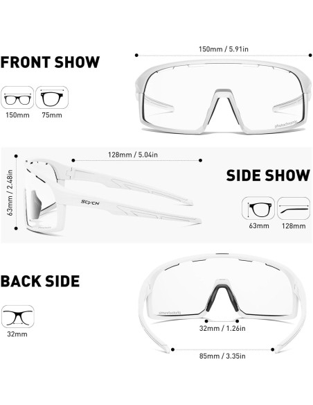 Gafas de Ciclismo SCVCN DZ-S145 Fotoquímicas UV400