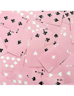 2 Barajas de Cartas Rosadas BKBNSJ - 52 Cartas + 2 Comodines 2