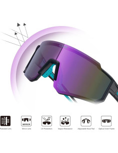 Gafas de Ciclismo ALTALIST UV400 Polarizadas Verde 2